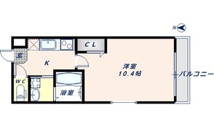 フジパレス高井田西Ⅱ番館の物件間取画像